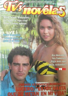 LUCERO REVISTA TVYNOVELAS PERU 1990