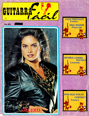LUCERO REVISTA GUITARRA FACIL 1991
