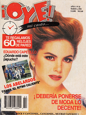 LUCERO REVISTA OYE 1993