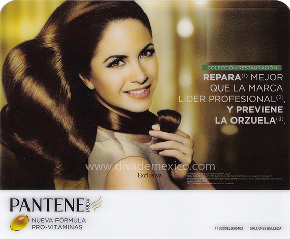 LUCERO promo PANTENE nuevas formulas 2013