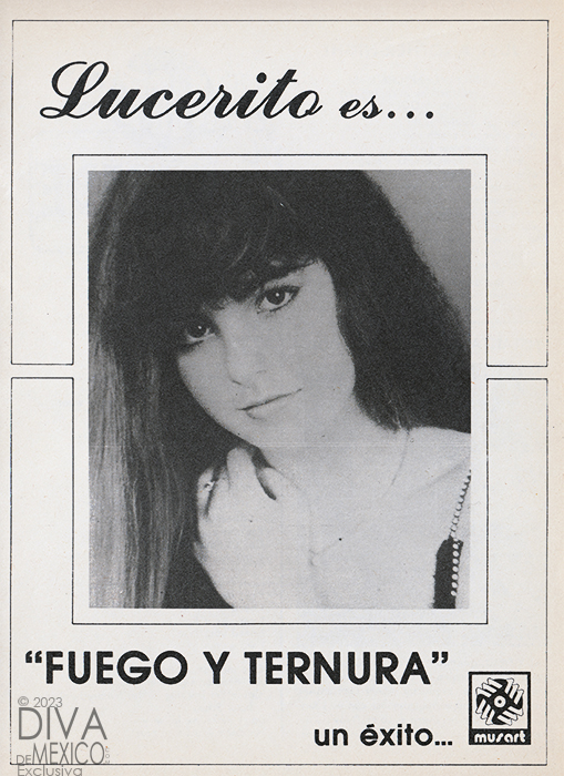 LUCERO PORMO NOTITAS MUSICALES FUEGO Y TERNURA 1985