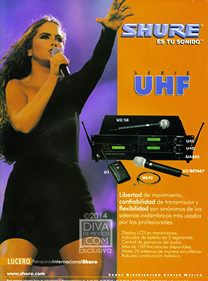 UN LUCERO EN LA MEXICO PROMO SHURE POP