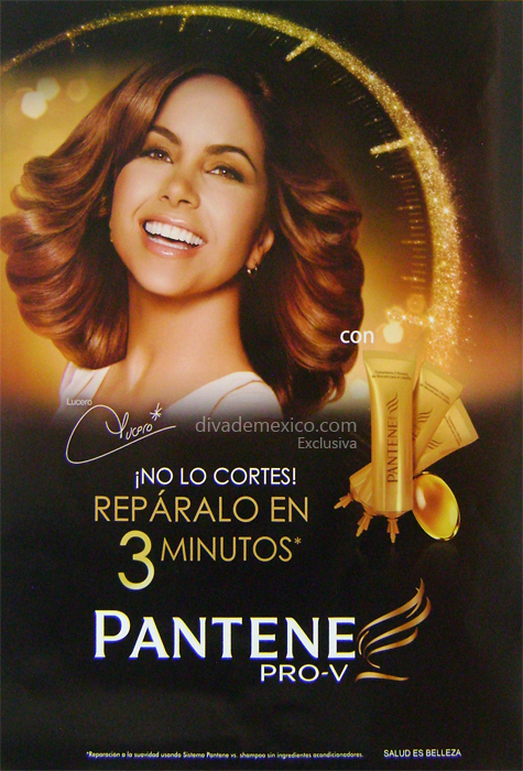 LUCERO POSTER PANTENE 2012