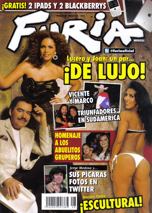 LUCERO Y JOAN REVISTA FURIA MUSICAL