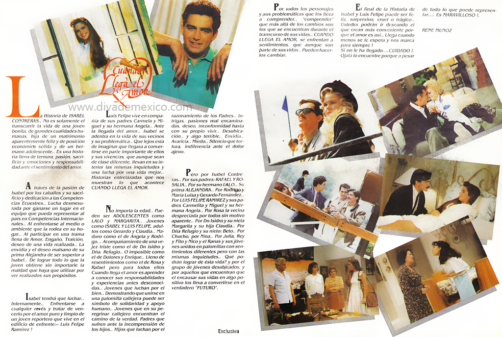 lucero bookart cuando llega el amor 1990